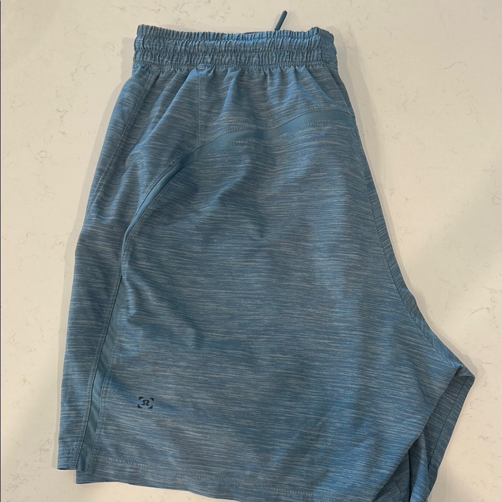 lululemon athletica Blue Athletic Shorts with Elastic Waistband.